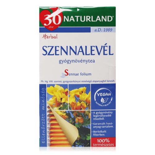 NATURLAND Szennalevél tea filteres (25 db)