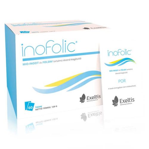 Inofolic folsav és inozit tartalmú étrend-kiegészítő granulátum (60 db)