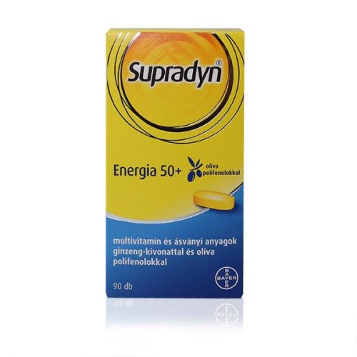 Supradyn Energia 50+ filmtabletta (90 db)