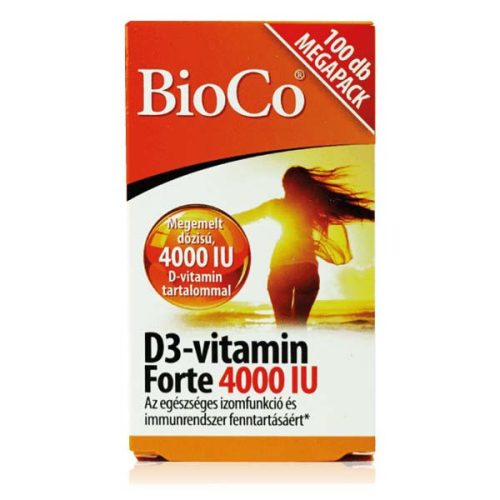BioCo D3-vitamin Forte 4000 IU tabletta  (100 db)