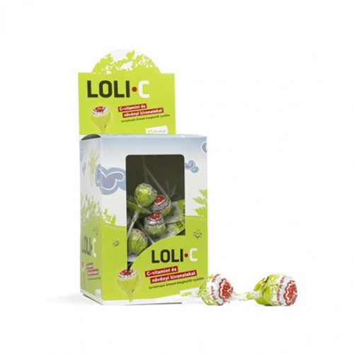 Loli-C nyalóka növényi kivonatokkal és C-vitaminnal (45 db)
