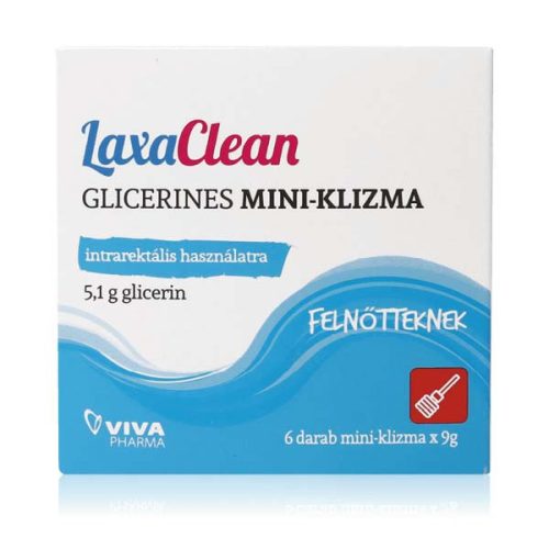 LaxaClean glicerines mini-klizma felnőtteknek (6 db)