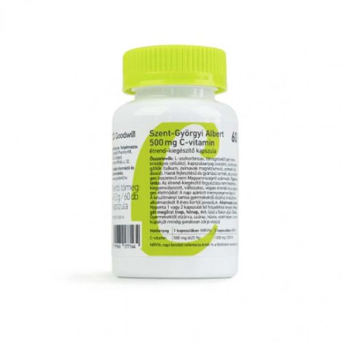 Szent-Györgyi Albert 500 mg C-vitamin kapszula (60 db)