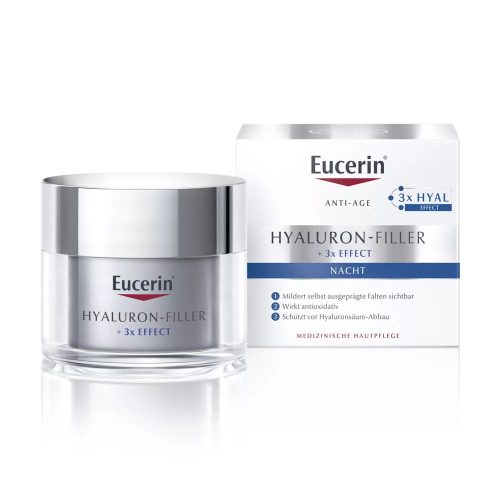 Eucerin Hyaluron-Filler Ráncfeltöltő éjszakai arckrém 50 ml