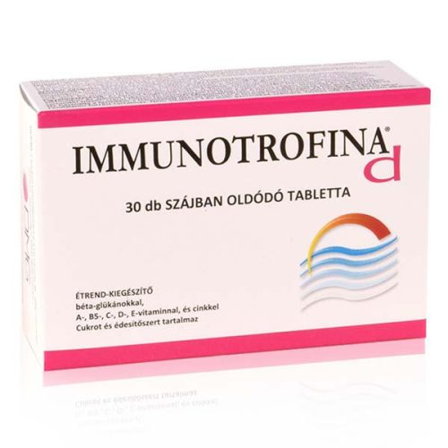 Immunotrofina D szájban oldódó tabletta (30 db)
