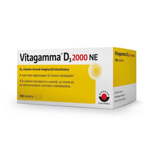 Vitagamma D3 vitamin 2000NE tabletta (100 db)