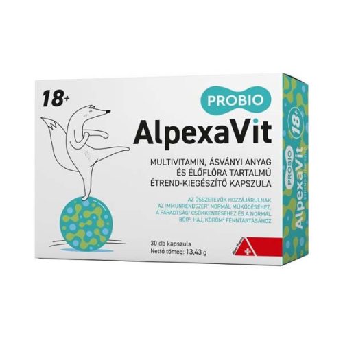 AlpexaVit ProBio 18+ multivitamin (30 db)
