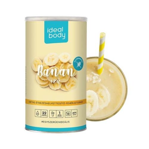 IdealBody banán fehérje turmixpor (525 g)