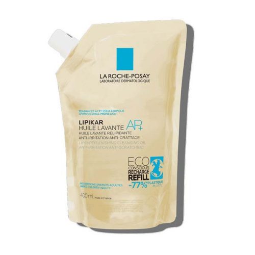 La Roche-Posay Lipikar AP tusfürdő olaj utántöltő (400 ml)